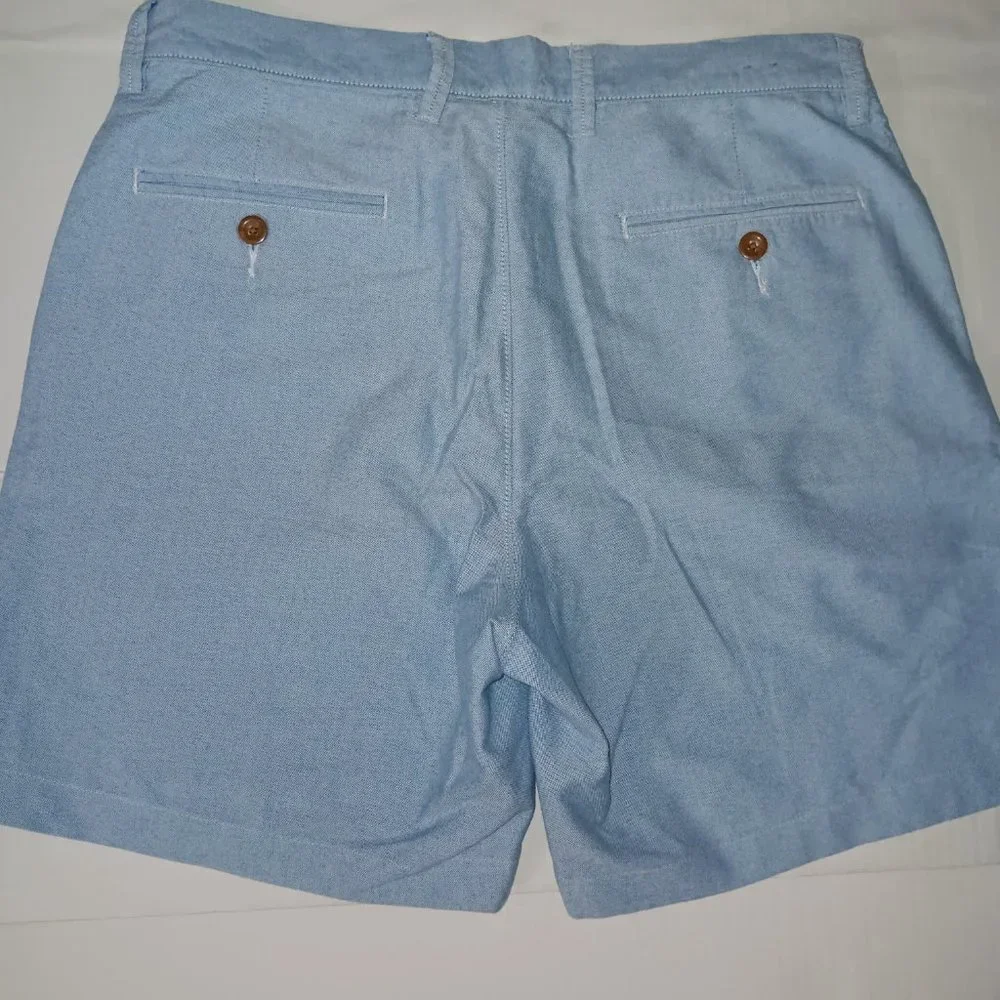 J.CREW CLUB SHORTS 100% COTTON BLUE MEN'S SIZE 31